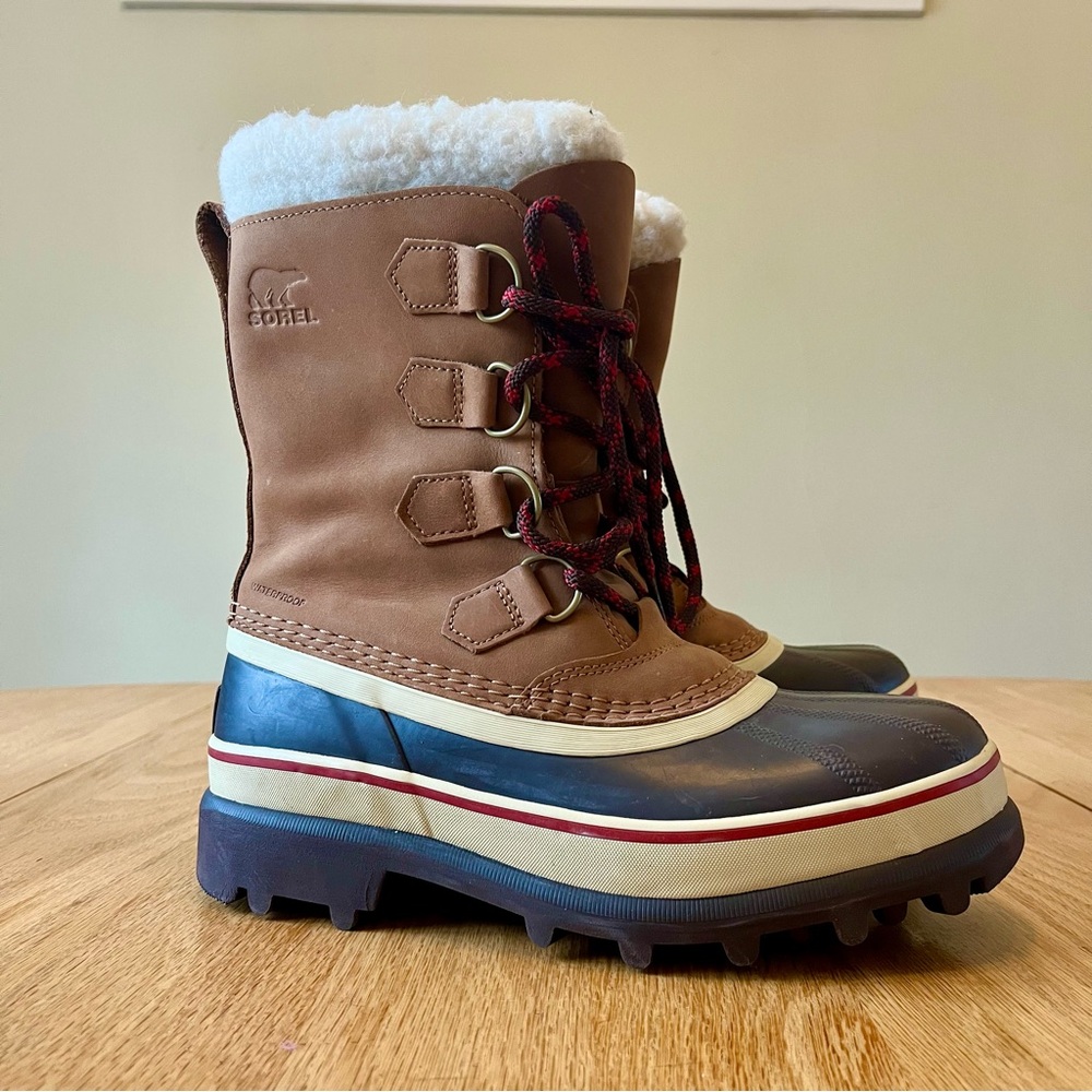 Sorel Tan and Brown Insulated Boots